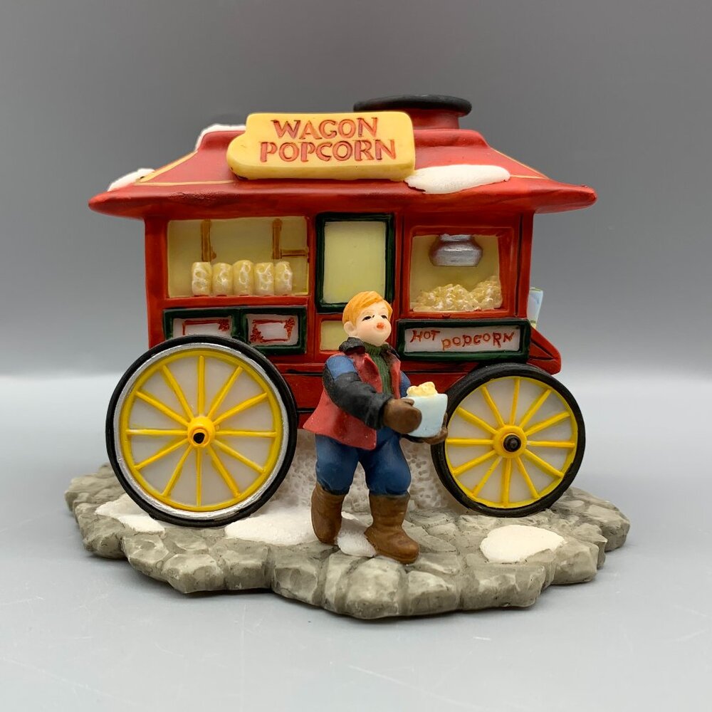 Heartland Valley Village Wacon Popcorn Cart for Your Christmas Village